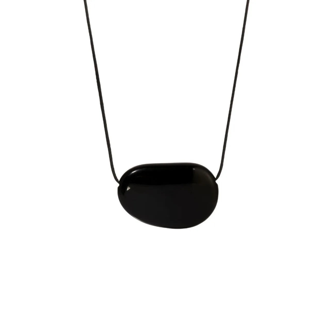 Black Pendant Necklace