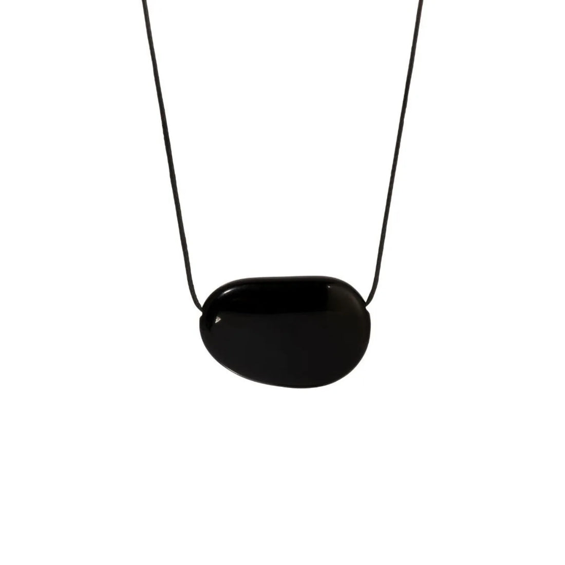 Black Pendant Necklace