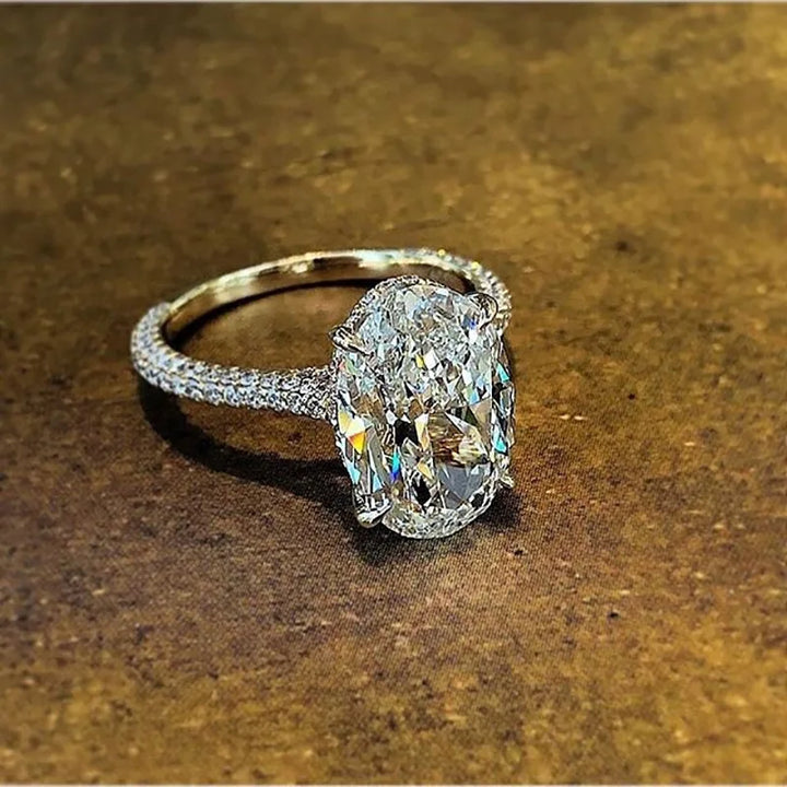 Oval Solitaire Ring