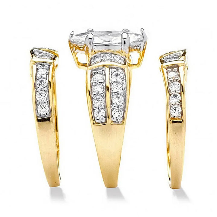 Marquise Diamond Ring Set