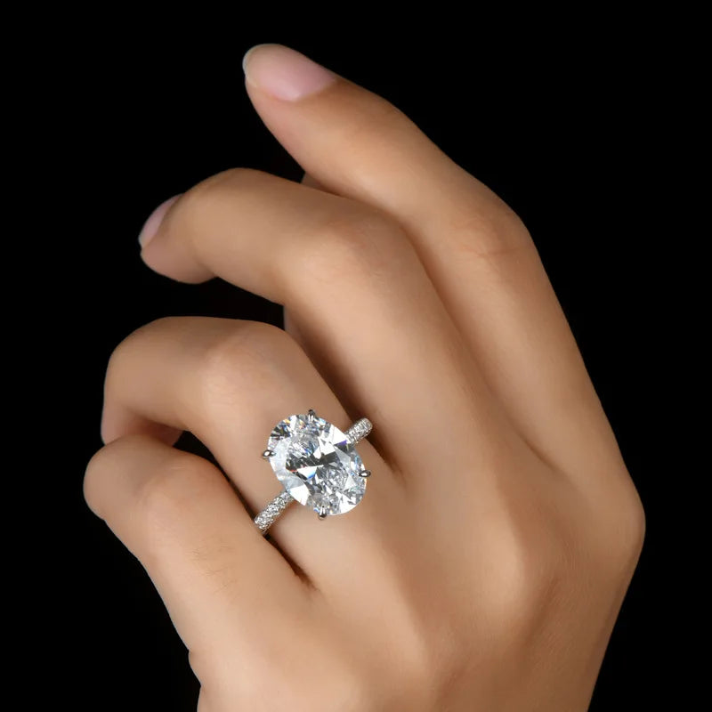 Oval Solitaire Ring