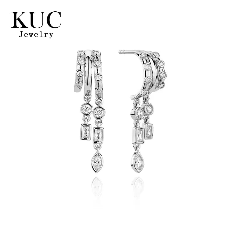 Geometric Drop Earrings
