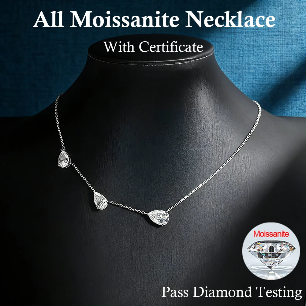 Three Stone Necklace