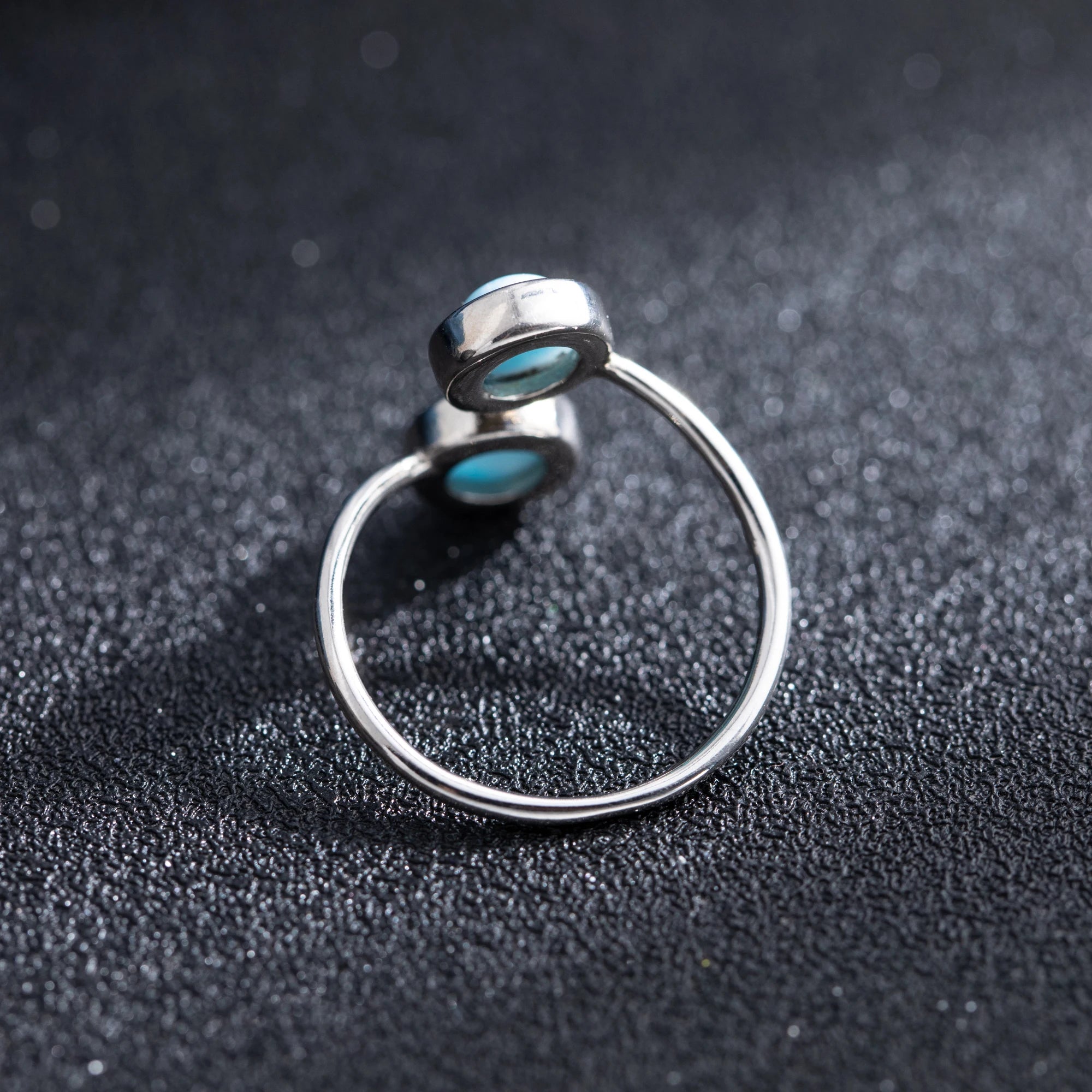 Larimar Cocktail Ring