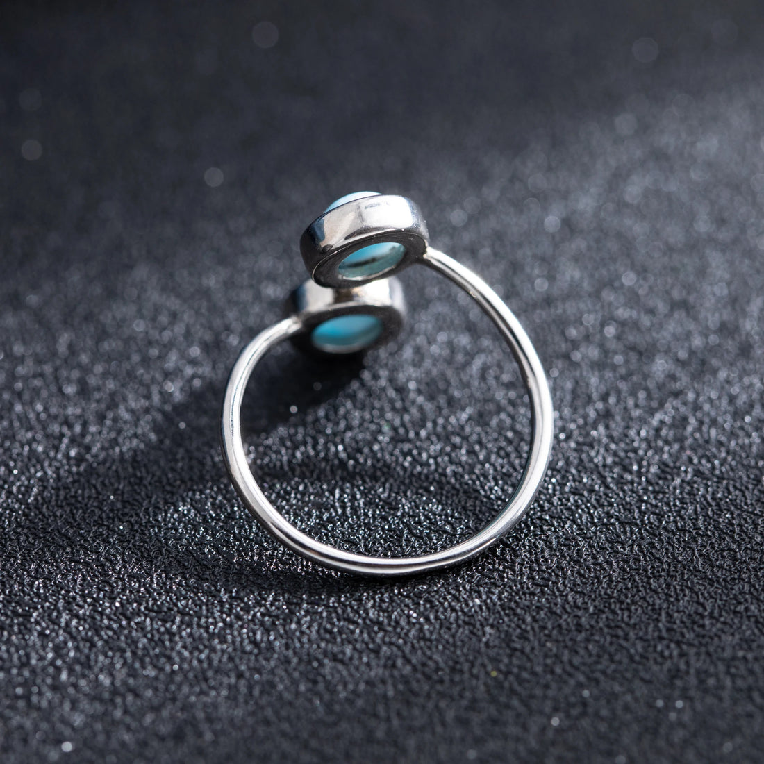 Larimar Cocktail Ring