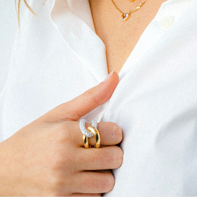 Diamond Cross Ring