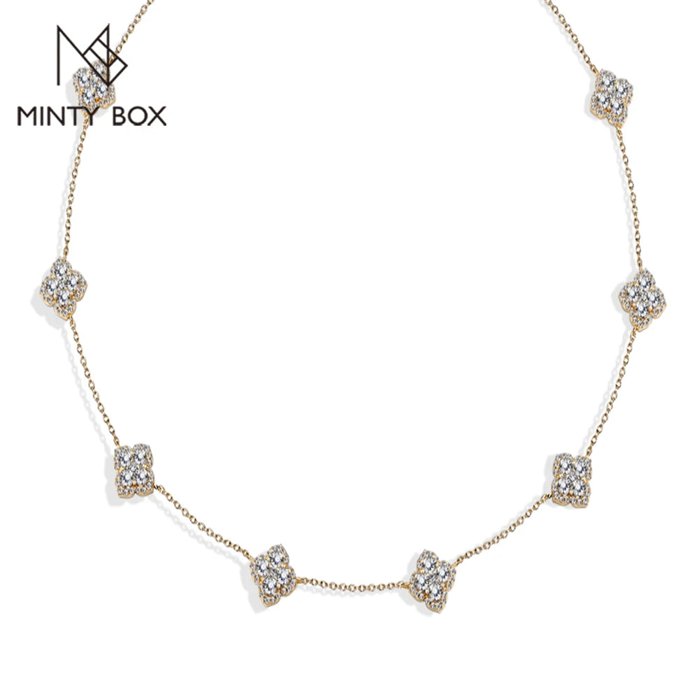 Flower Clover Necklace