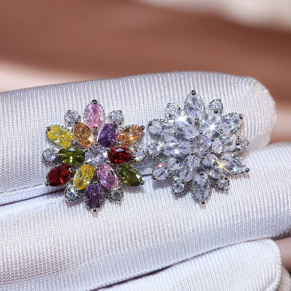 Flower Stud Earrings