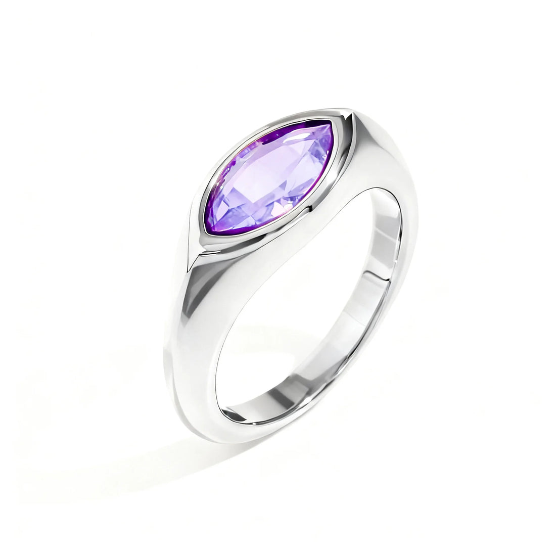 Titanium Marquise Ring