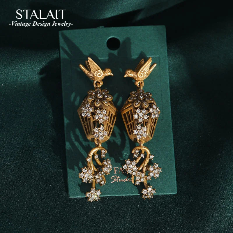 Bird Cage Earrings