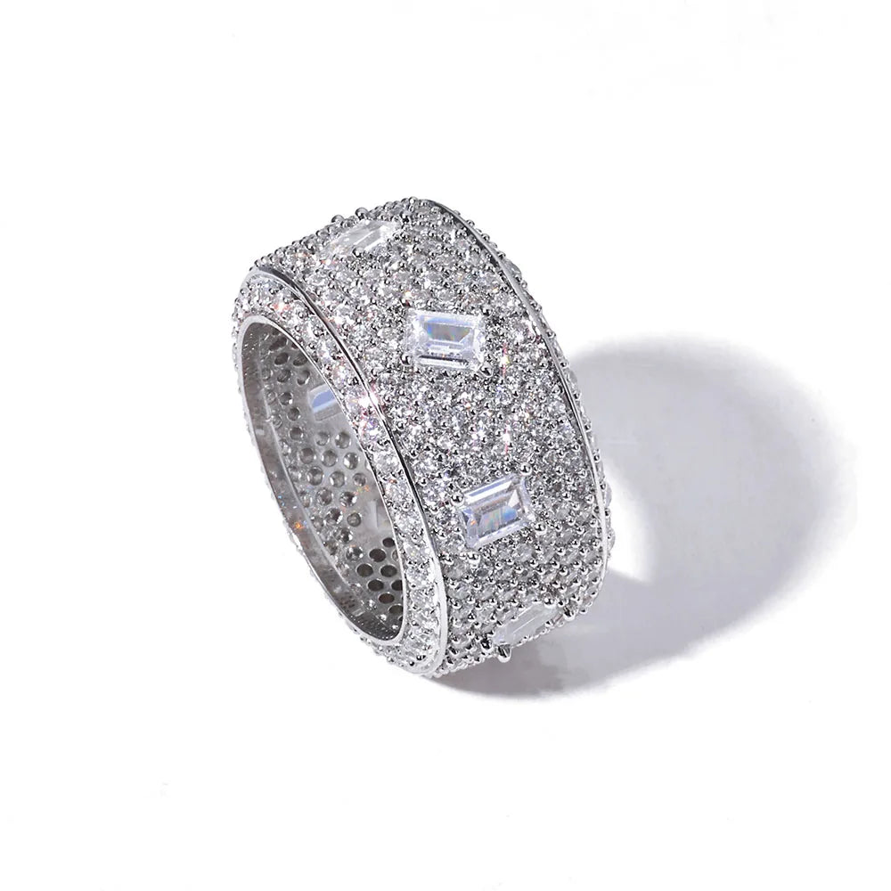 Geometric Diamond Ring