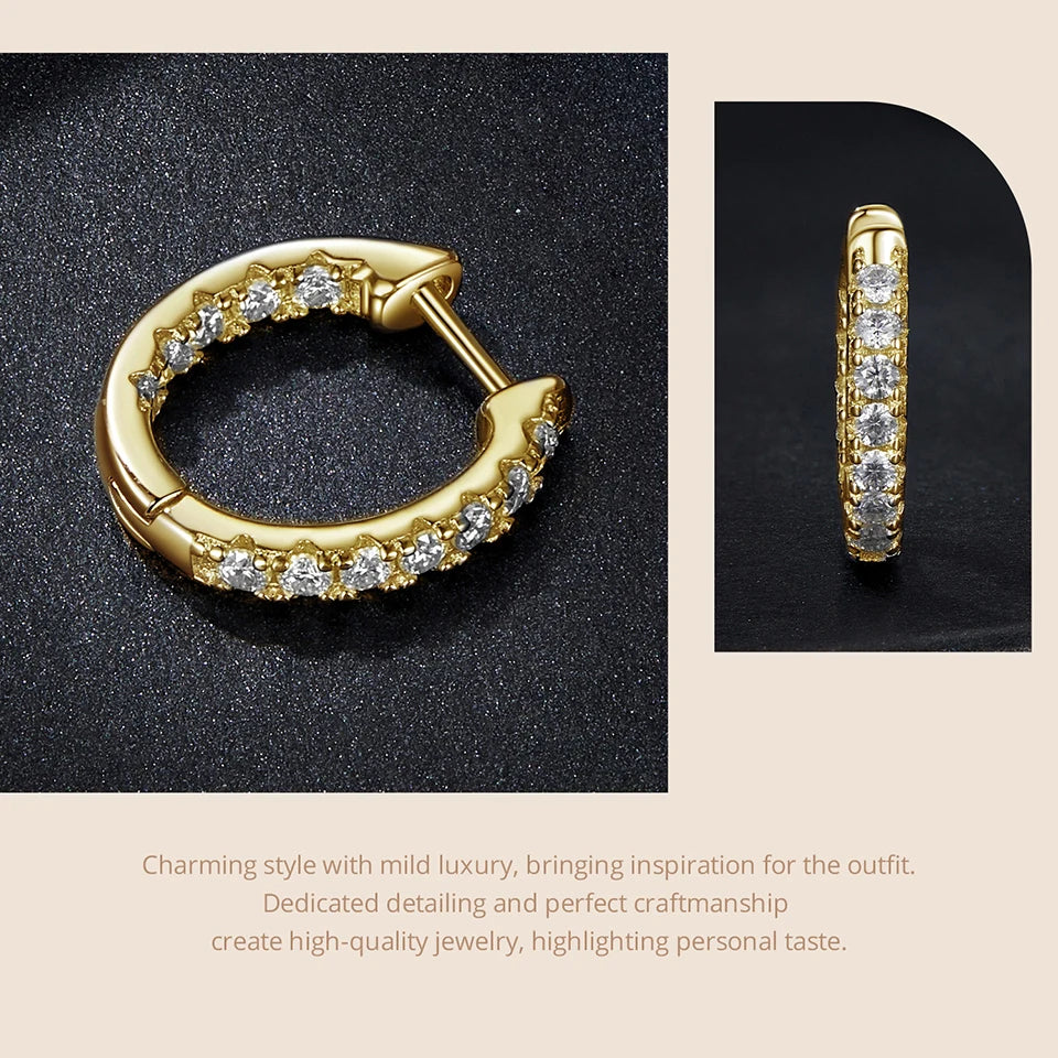 Gold Hoop Earrings