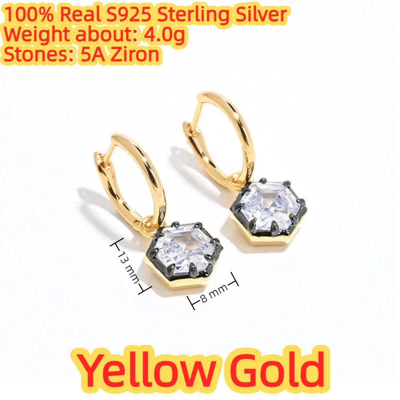 Pear Zircon Earrings