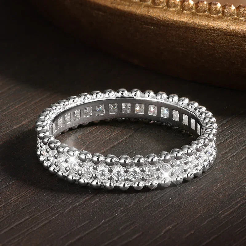 Moissanite Eternity Ring
