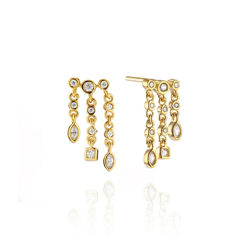 Triple Hoop Earrings
