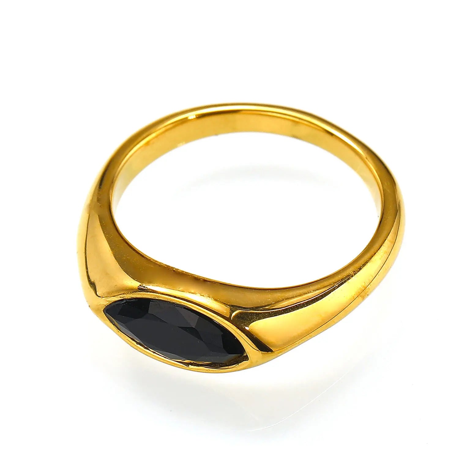 Titanium Marquise Ring