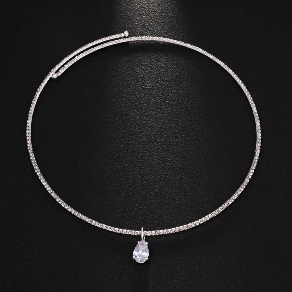 Waterdrop Choker Necklace