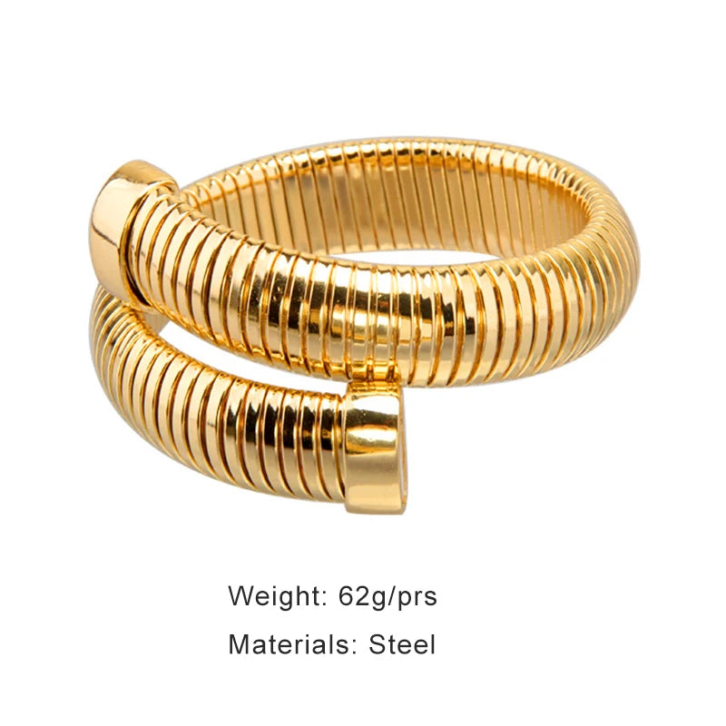 Adjustable Geometric Bangle