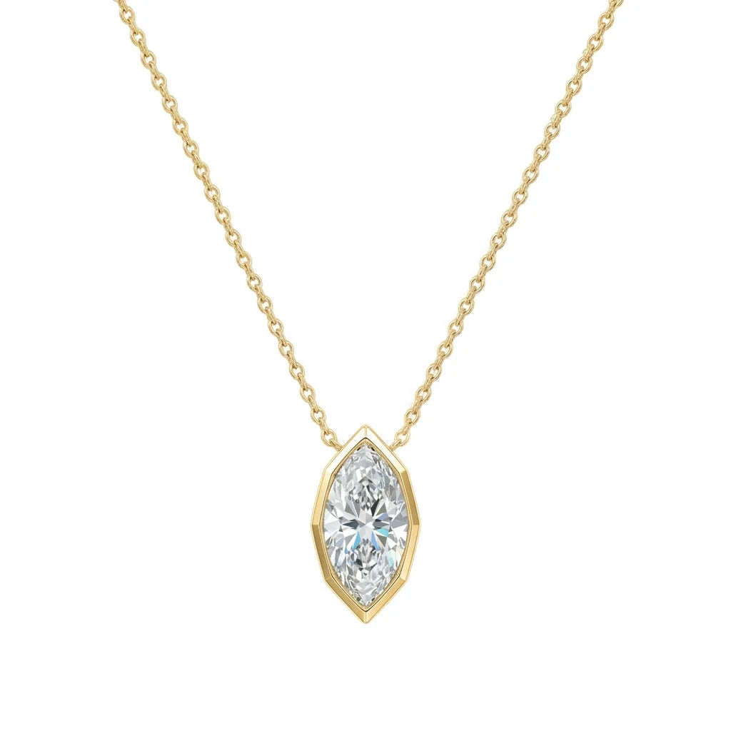 Marquise Pendant Necklace