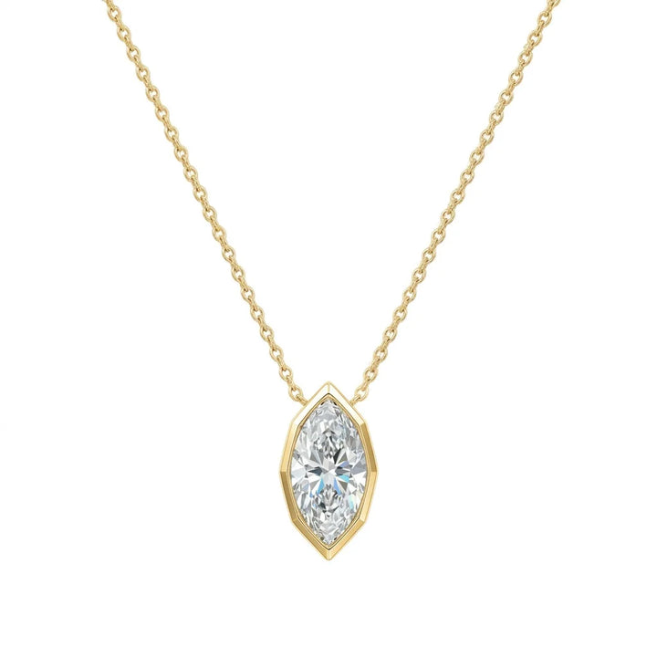 Marquise Pendant Necklace