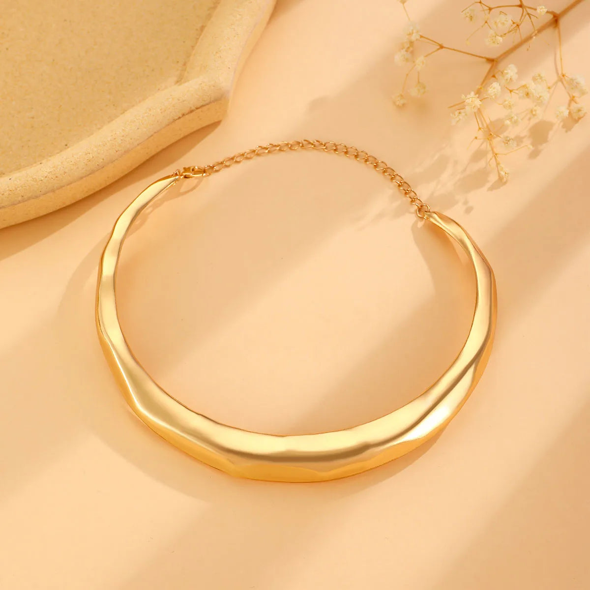 Geometric Metal Choker