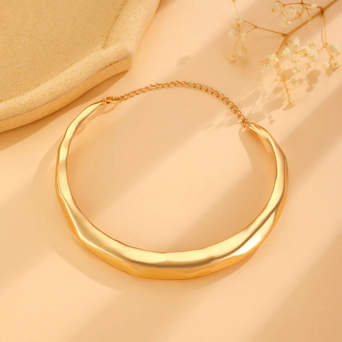 Geometric Metal Choker