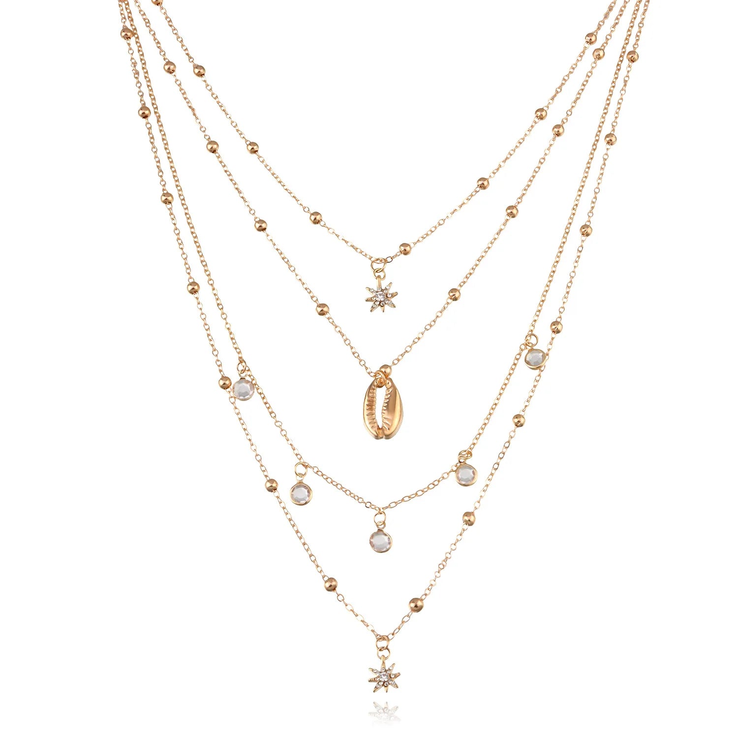 Layered Charm Necklace