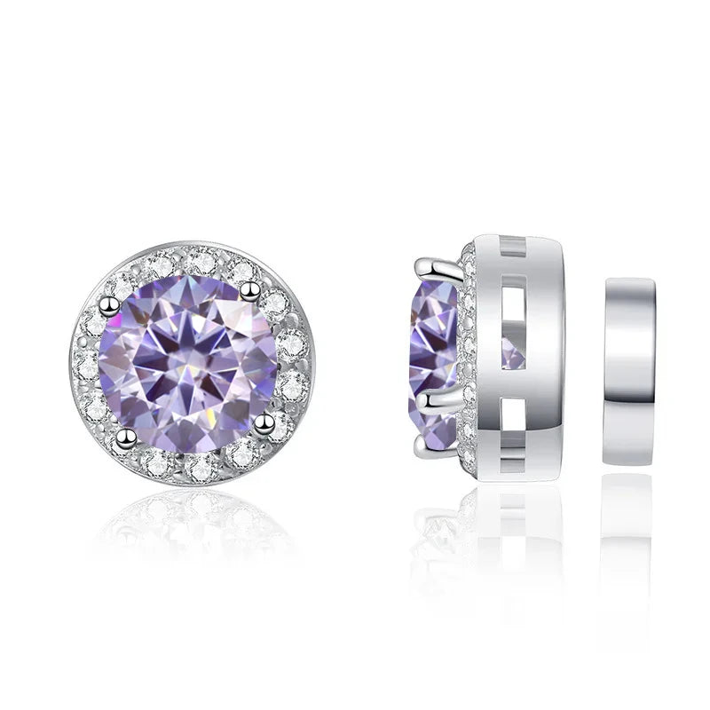 Magnetic Moissanite Earrings