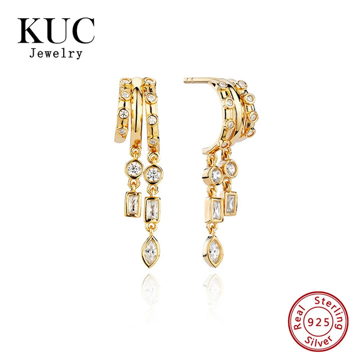 Geometric Drop Earrings