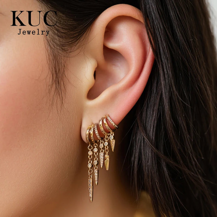 Triple Hoop Earrings