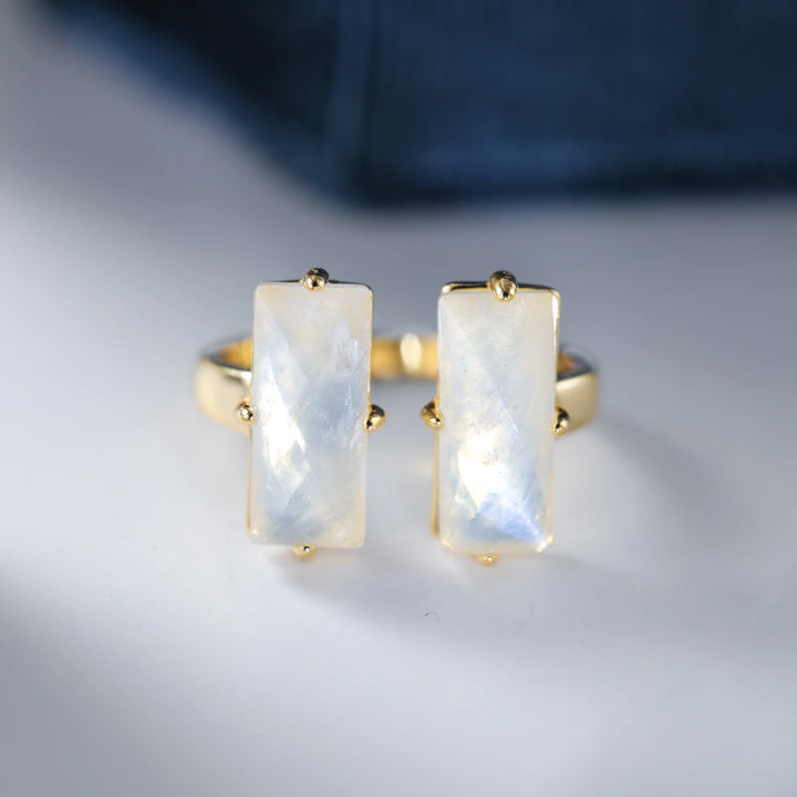 Moonstone Engagement Ring