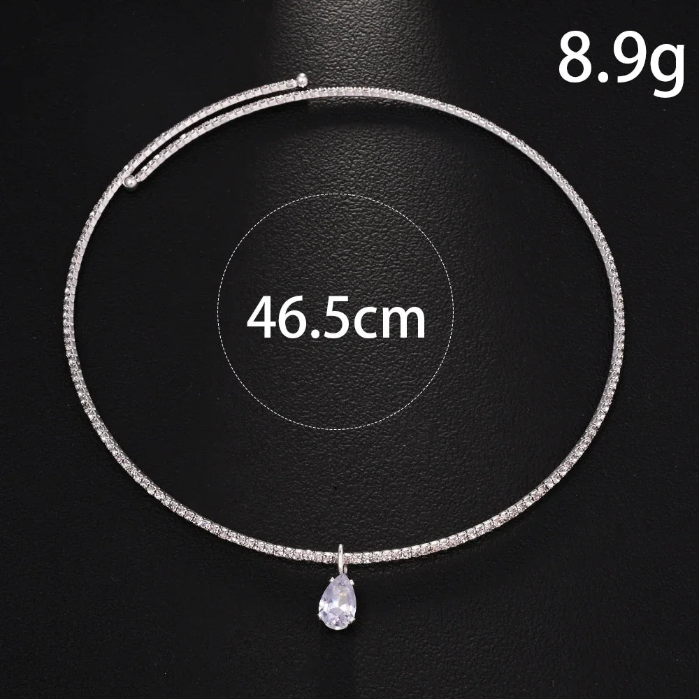 Waterdrop Choker Necklace