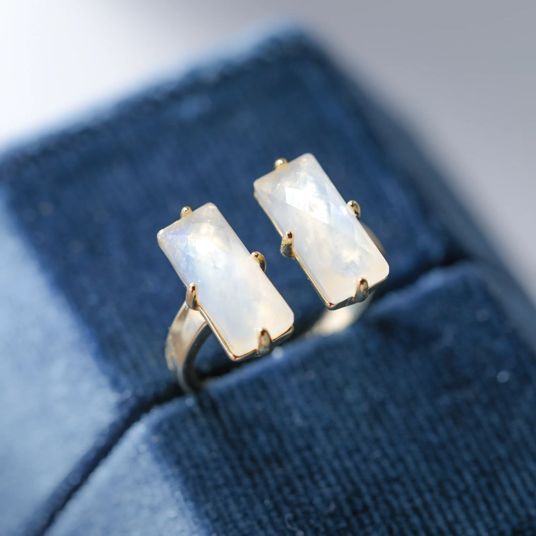 Moonstone Engagement Ring