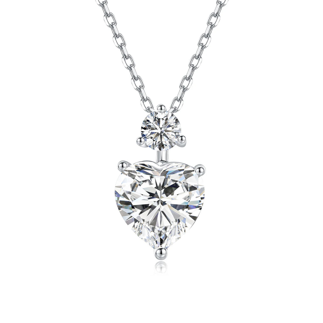 Heart Moissanite Necklace