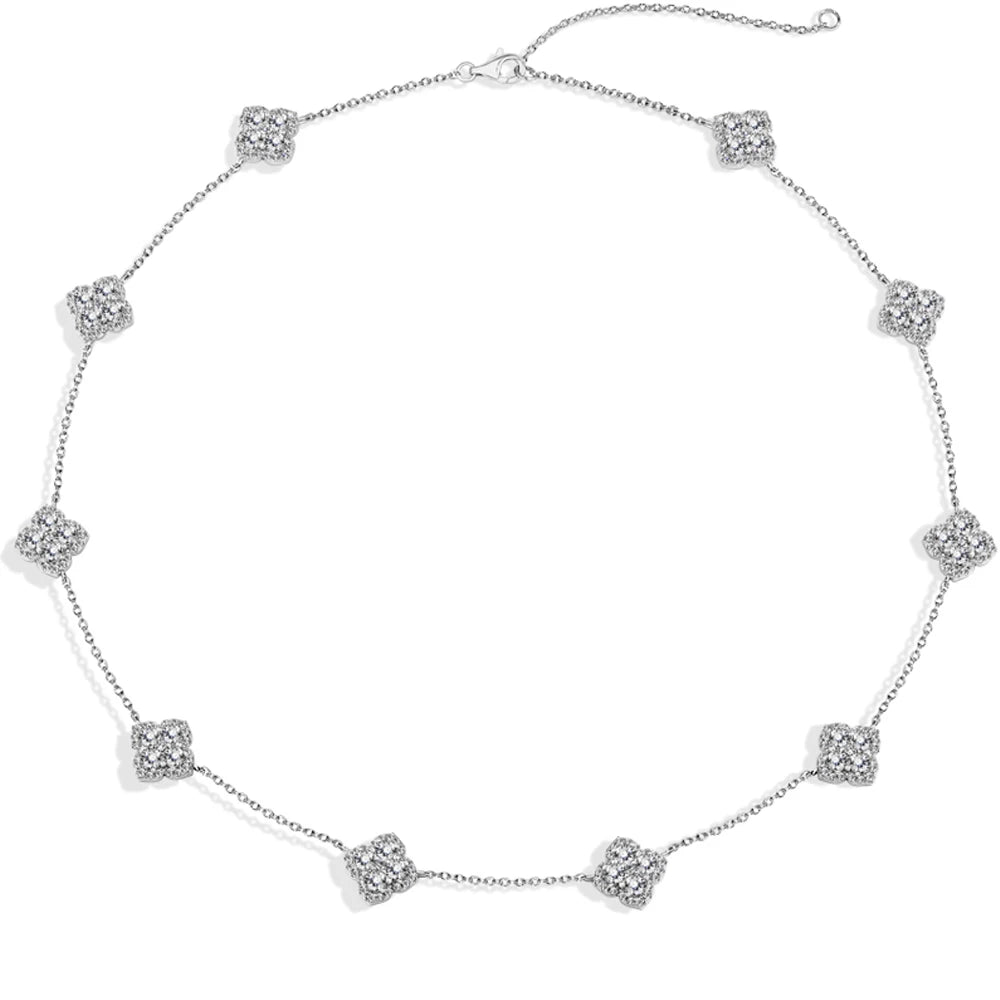 Flower Clover Necklace