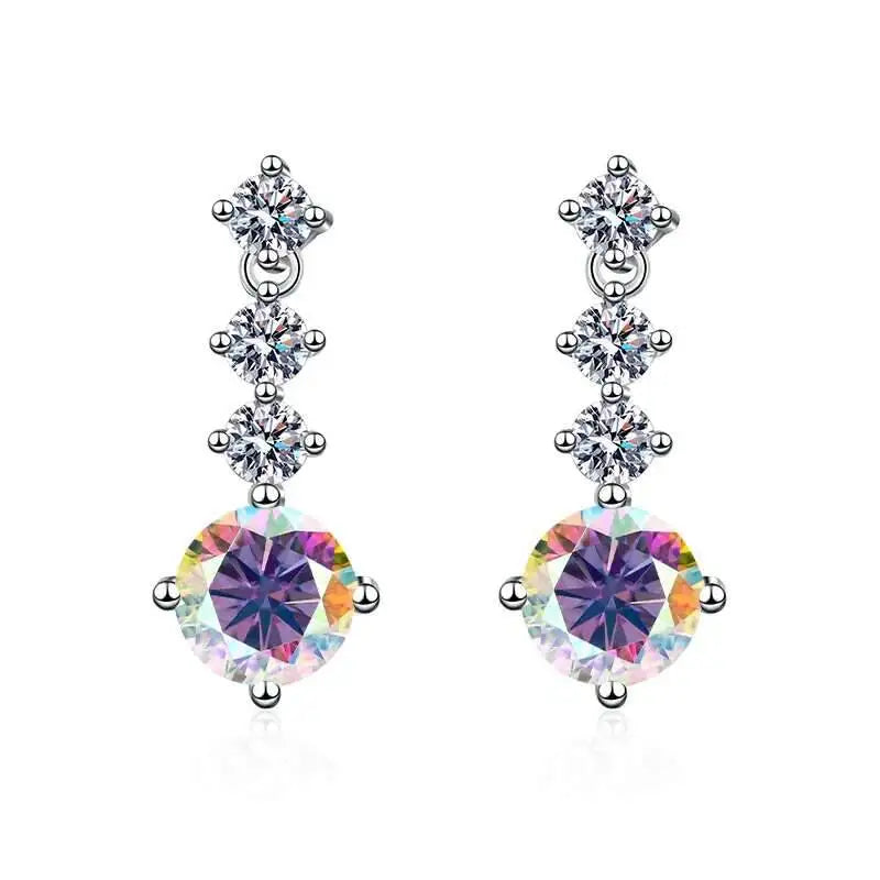 Moissanite Drop Earrings
