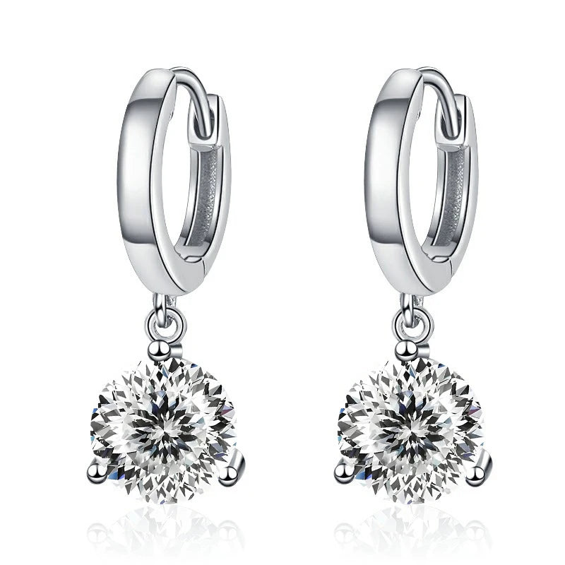 Certified Moissanite Earrings