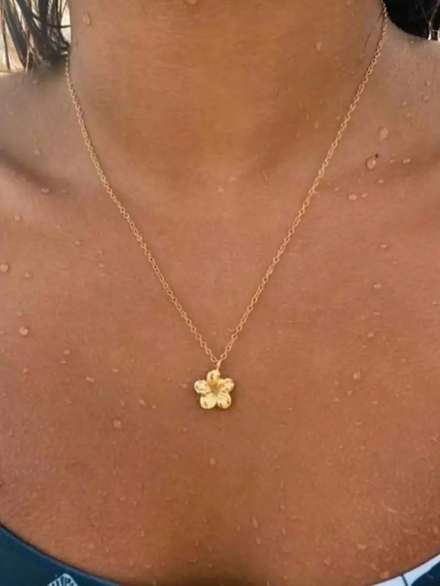 Plumeria Flower Necklace