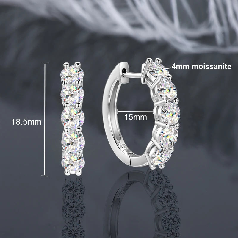 Moissanite Stud Earrings