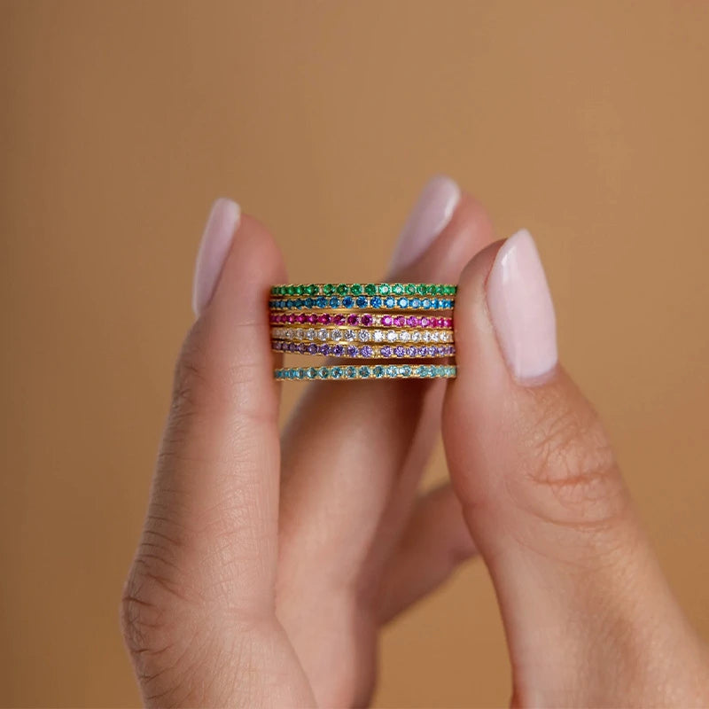Birthstone Eternity Ring
