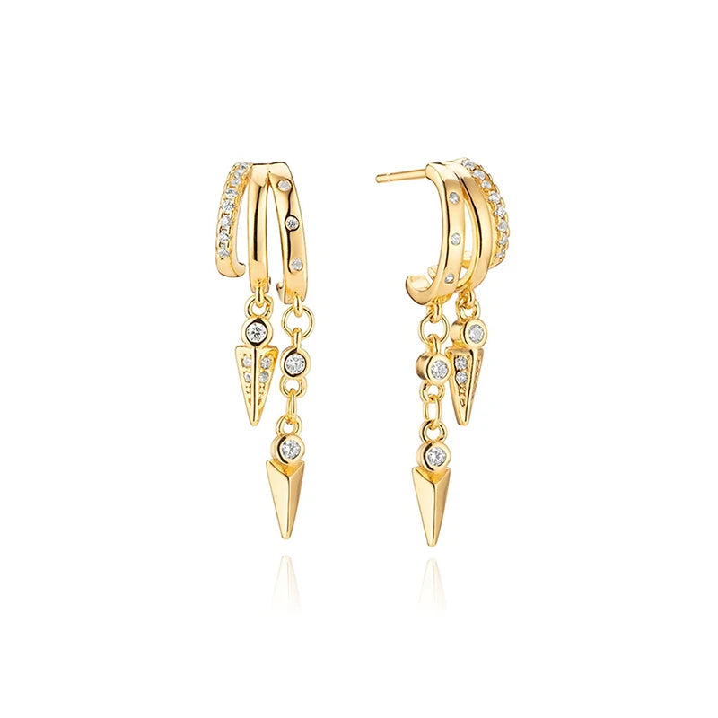 Triple Hoop Earrings