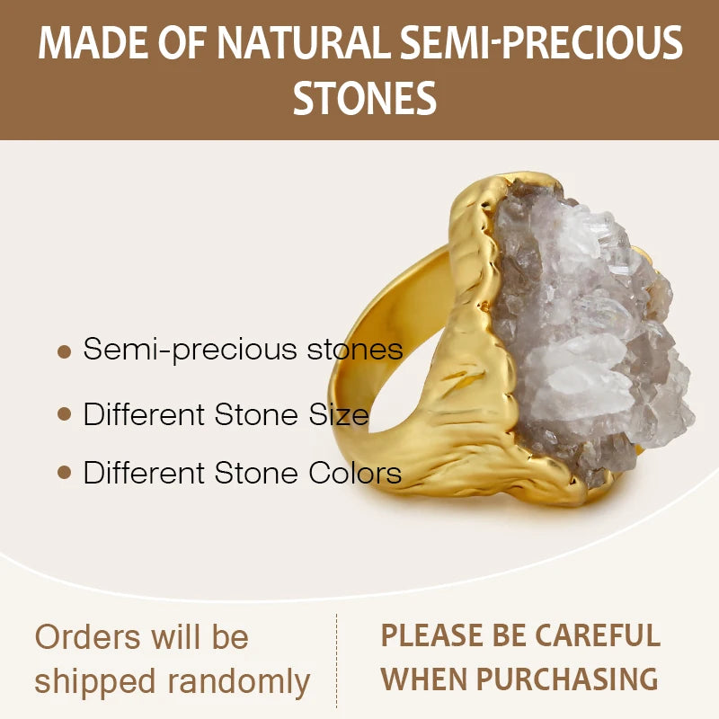 Irregular Stone Ring