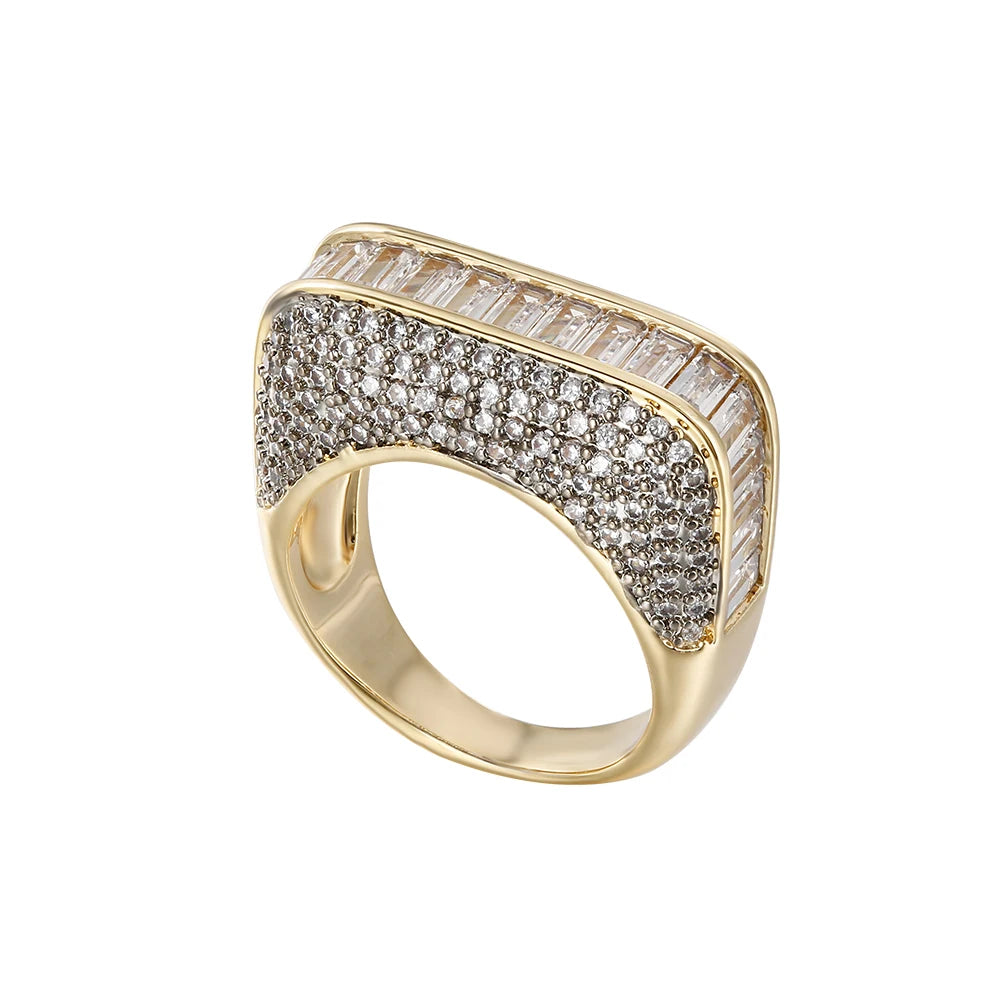 Golden Hand Ring