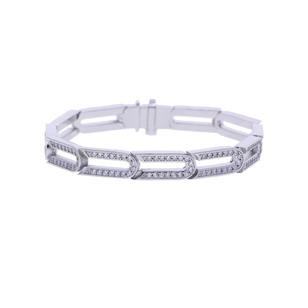 Geometric Paperclip Bracelet