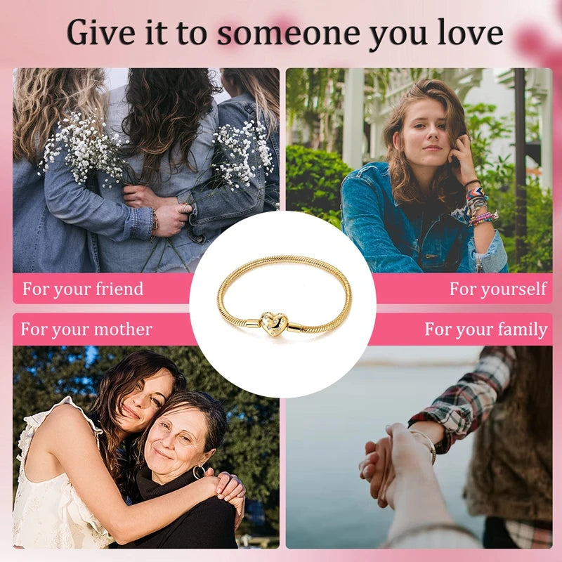 Heart Charm Bracelet