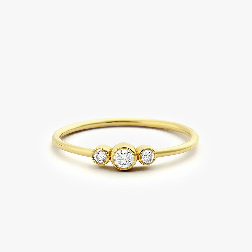 Round Moissanite Ring