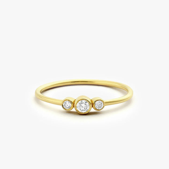 Round Moissanite Ring