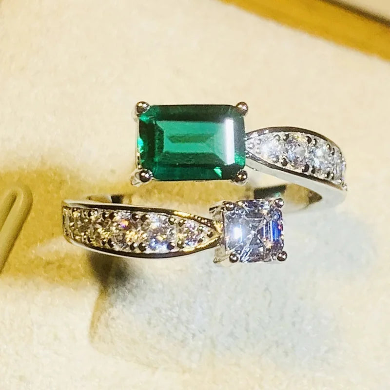 Green Zircon Ring
