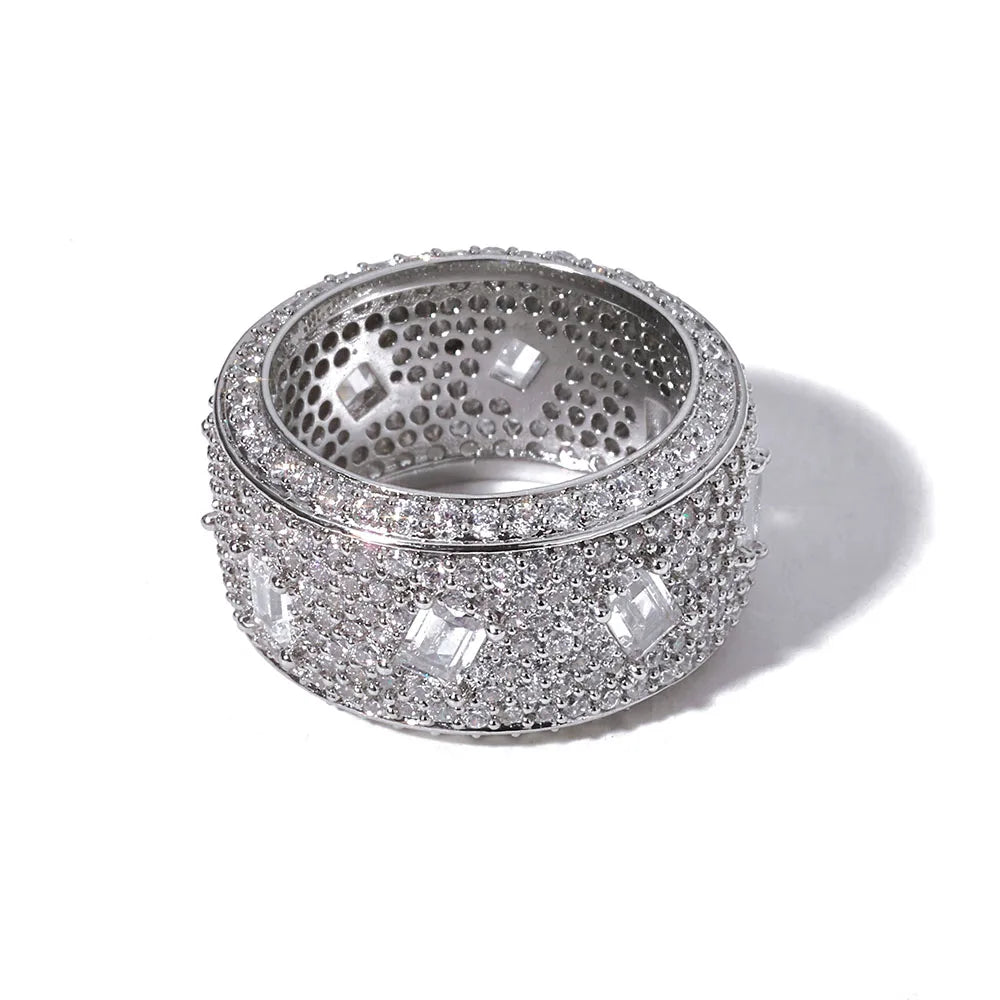 Geometric Diamond Ring