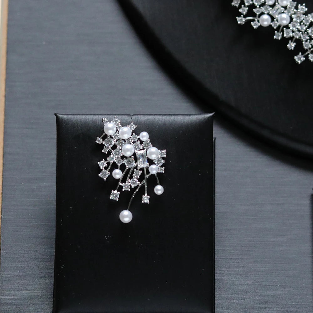 Pearl Cubic Zirconia Set